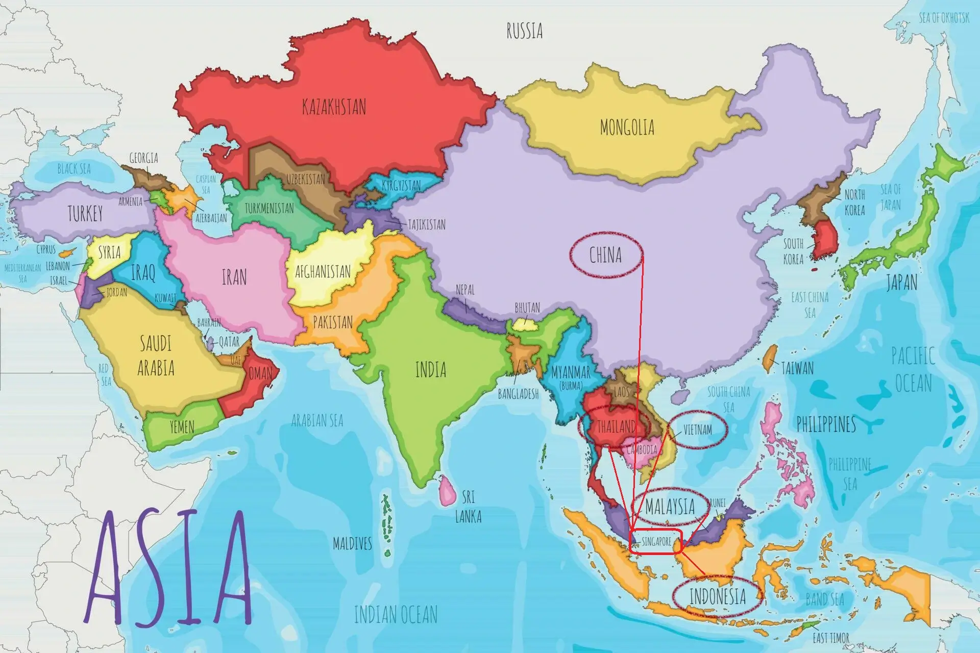 Asia Outreach Projection